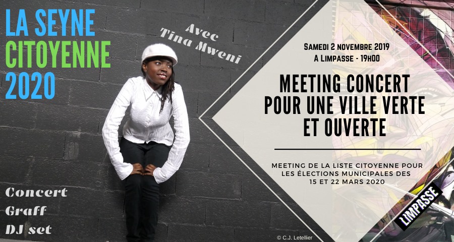 Tina Mweni Band – Live 02-10-19 at La Seyne - concert pour une ville verte.